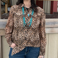 2 Fly Leopard Western Wild Snap Shirt