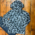 Rock & Roll Boy's Grey Camo Performance Mesh Hoodie BB94T07699