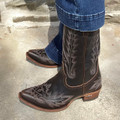 Lane Women's Lexington Snip Toe Boot in Dark Chocolate LB0488Z