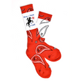 Lucky Chuck Don't Ride in Fear Performance Sock