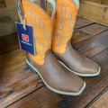 Twisted X Youth Orange and Tan Top Hand Boot