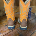 Twisted X Youth Orange and Tan Top Hand Boot