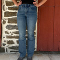 Rock & Roll Ladies Signature Pocket Embroidered Medium Wash Riding Jeans