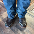 Tin Haul Men's Brown Al O' Gator Don't Cross Sole