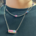 Navajo Handmade Cotton Candy Necklace - Steve Francisco