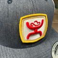 Hooey "Zenith" Grey and White Trucker Hat 2024T-GYWH
