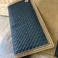 Hooey Hands Up Black Basket Weave Rodeo Wallet