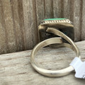 Navajo Handmade Kingman Turquoise Adjustable Ring - Donovan Nez