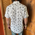 Rock & Roll Ranch Printed Short Sleeve White Snap Shirt
