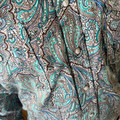Panhandle Slim Men's Paisley Long Sleeve Peacock Snap Shirt