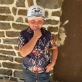 Hooey Boy's Weekender Navy Aztec Polo HP2601NVAZ-Y