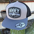 Hooey Salado Grey and Black Trucker Hat 2604T-GYBK