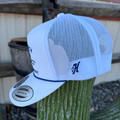 Hooey Rank Stock White Trucker Hat 2662T-WH