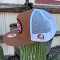 Hooey American Made Buffalo Tan Trucker Hat 9771T-TNWH