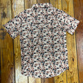 Rock & Roll Men's Camel Camo Printed Tek Short Sleeve Snap Shirt BMN3S08394