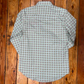 Rock & Roll Men's Teal Medallion Long Sleeve Button Shirt BMB2S08319