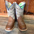 Tin Haul Little Boy's Razor Sharp Barbed Wire Square Toe Boots 14-018-0102-5083 BR