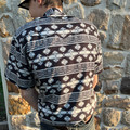 Hooey "Sol" Black Aztec Short Sleeve Snap Shirt