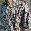 Hooey Men's "Sol" Grey Camo Short Sleeve Snap Down