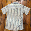 Hooey Men's "Sol" Cream Striped Short Sleeve Snap Shirt