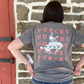 Hooey Ladies Grey Punchy Mustang Graphic Tee