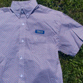 Panhandle Boy’s Red, White & Blue Short Sleeve Button Shirt SBB3S08959
