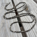 60" Faux Navajo Torpedo Bead Necklace AN5416-SB