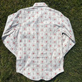 Panhandle Men's Ecru Southwestern Long Sleeve Snap Shirt PMN2S08896