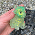 Green Glitter Highland Squishy