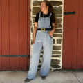 2 Fly Co Ladies Striped Ranch Hand Overalls 2FLY-RHO