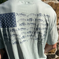 Hooey Men's Blue Performance Fish Logo Shirt HT2655LTBL