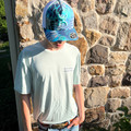 Hooey Men's Blue Performance Fish Logo Shirt HT2655LTBL