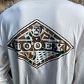 Hooey Men's Performance Long Sleeve Camo Logo Shirt HT2650CR