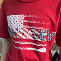 Hooey Men's Red Flag Logo Graphic Tee HT2670RD