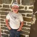 Hooey Boy's Cream John Wayne Cattle Graphic Tee HT2663CR-Y