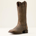 Ariat Men's Sting Wide Square Toe Cowboy Boot in Dark Tan 10053634