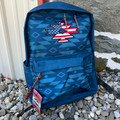 Red Dirt Hat Co Blue Aztec Back Pack 2610279566
