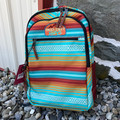 Red Dirt Hat Co Teal Serape Backpack