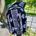 Hooey Rockstar Black and Grey Aztec Backpack BP2602AZBK