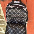 Hooey Rockstar Black and Grey Aztec Backpack BP2602AZBK