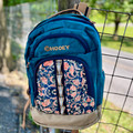 Hooey Ox Teal and Tan Floral Backpack BP2603TLFL
