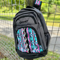 Hooey Ox Charcoal And Aztec Backpack BP2603CHAZ