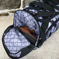 Hooey Competitor Black and White Aztec Duffle Bag DB2601AZBK