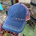 Catchfly Blue Aztec Ponytail Hat 23204HB11