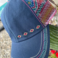 Catchfly Blue Aztec Ponytail Hat 23204HB11