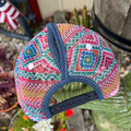 Catchfly Blue Aztec Ponytail Hat 23204HB11