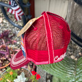 Catchfly Maroon Serape Ponytail Hat 23204HB10