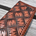 Red Dirt Hat Co Basketweave Laced Edge Rodeo Wallet 23225876W7