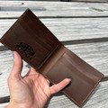 Red Dirt Hat Co Wide Brindle Hide Bifold Wallet 22228881W5