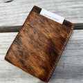 Red Dirt Hat Co Wide Brindle Hide Bifold Wallet 22228881W5